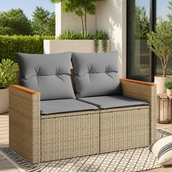 Your New Favorite 2-Seater Garden Sofa in Beige
