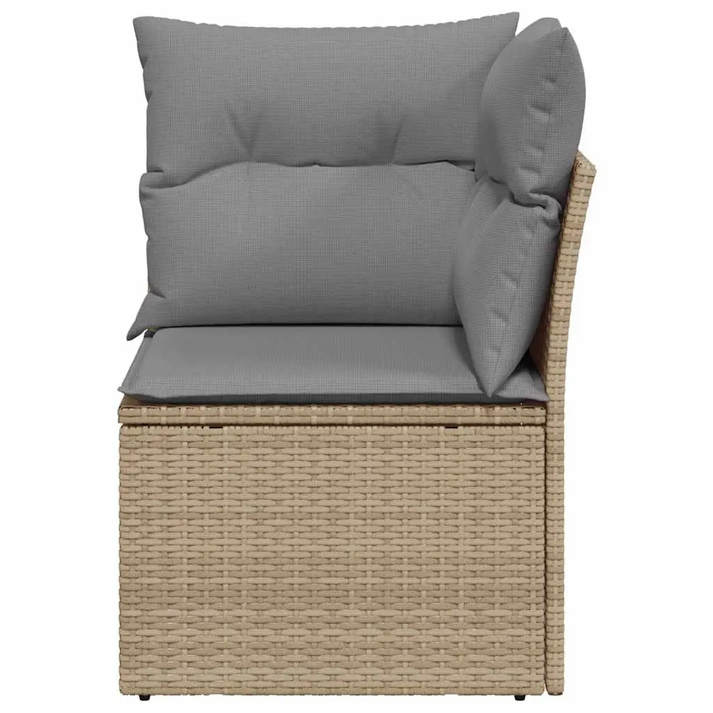 Garden Corner Sofa with Cushions