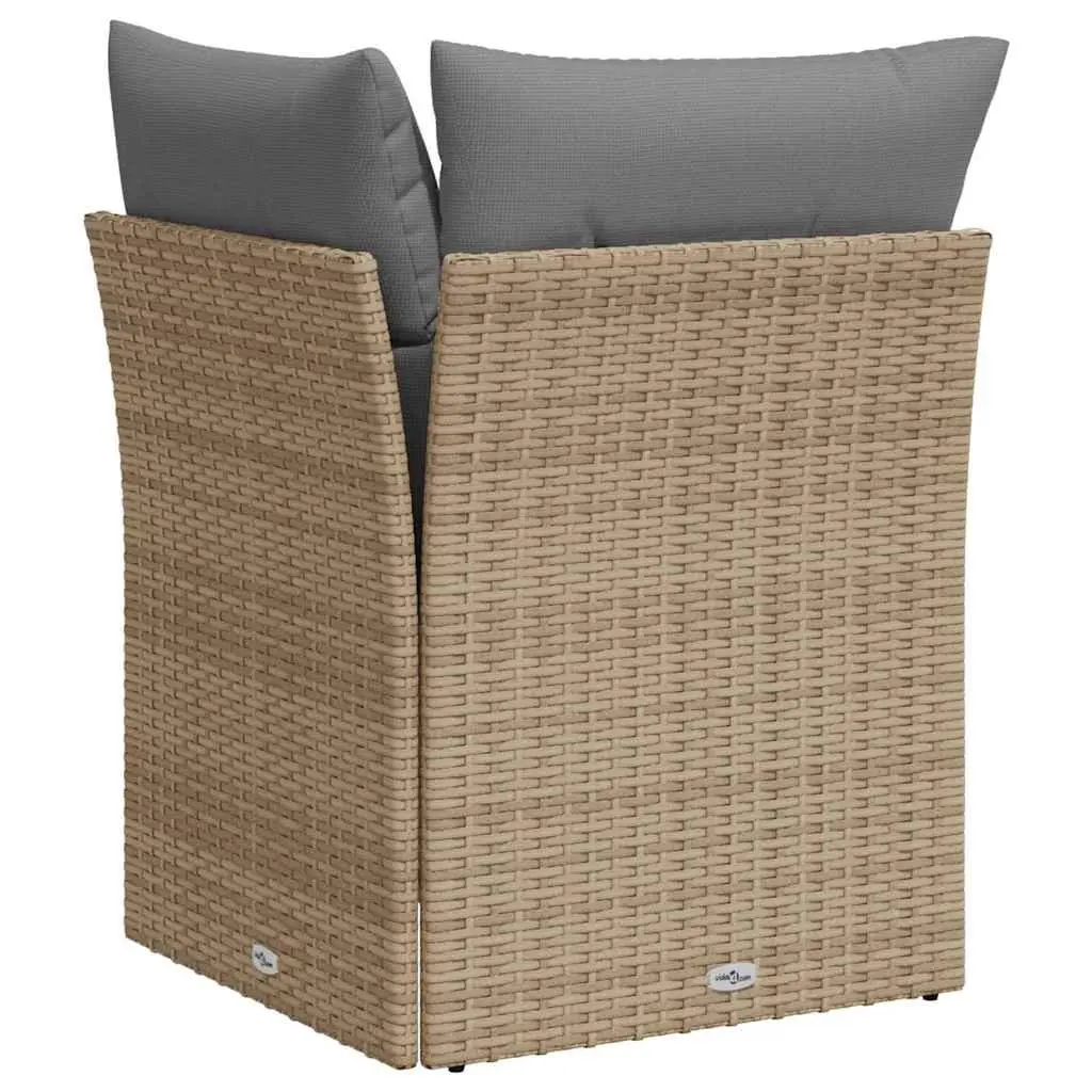 Garden Corner Sofa with Cushions