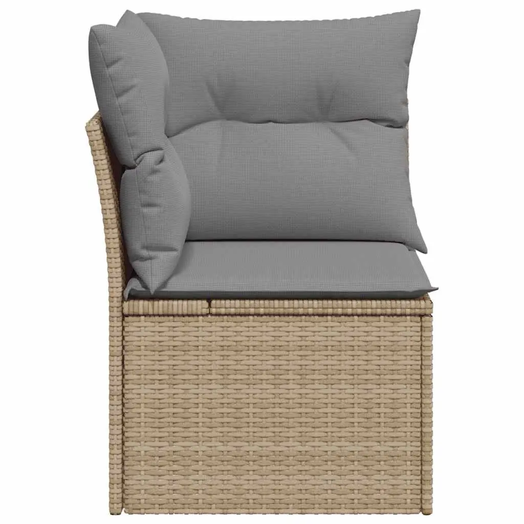 Garden Corner Sofa with Cushions