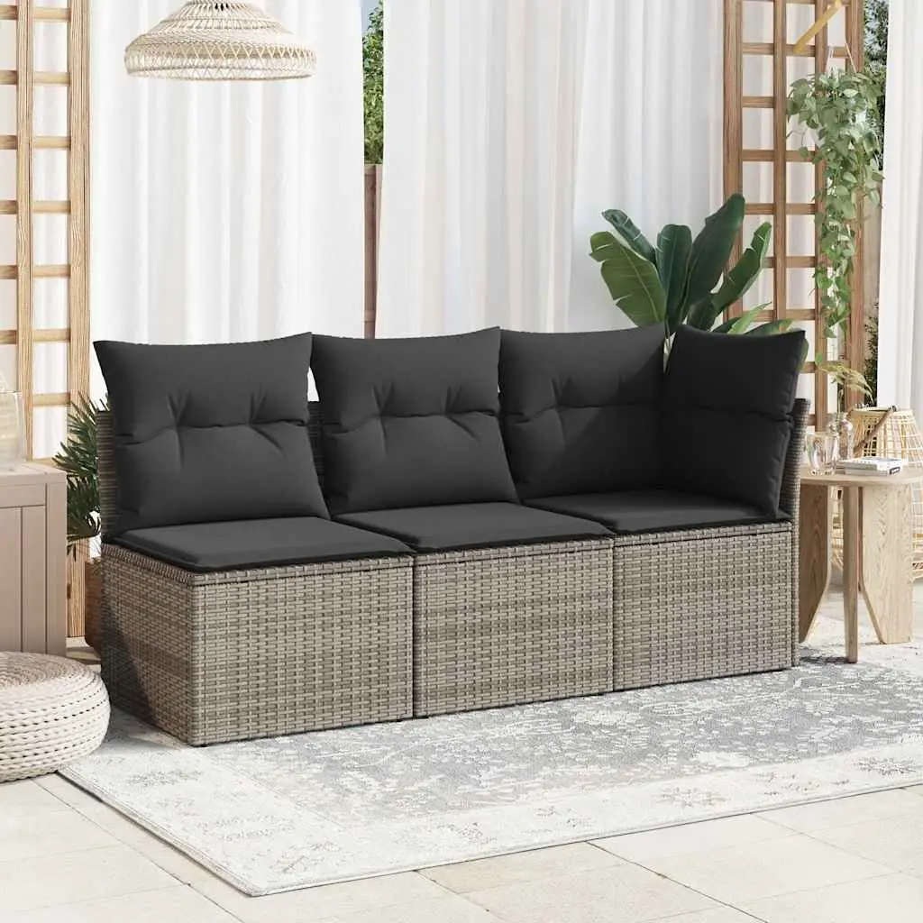 Outdoor Corner Sofa with Padded Cushions for Comfort