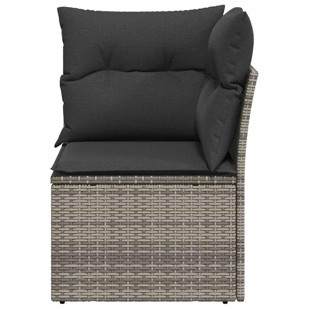 Outdoor Corner Sofa with Padded Cushions for Comfort