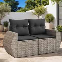 Your Ideal 2-Seater Garden Sofa in Grey for Relaxing