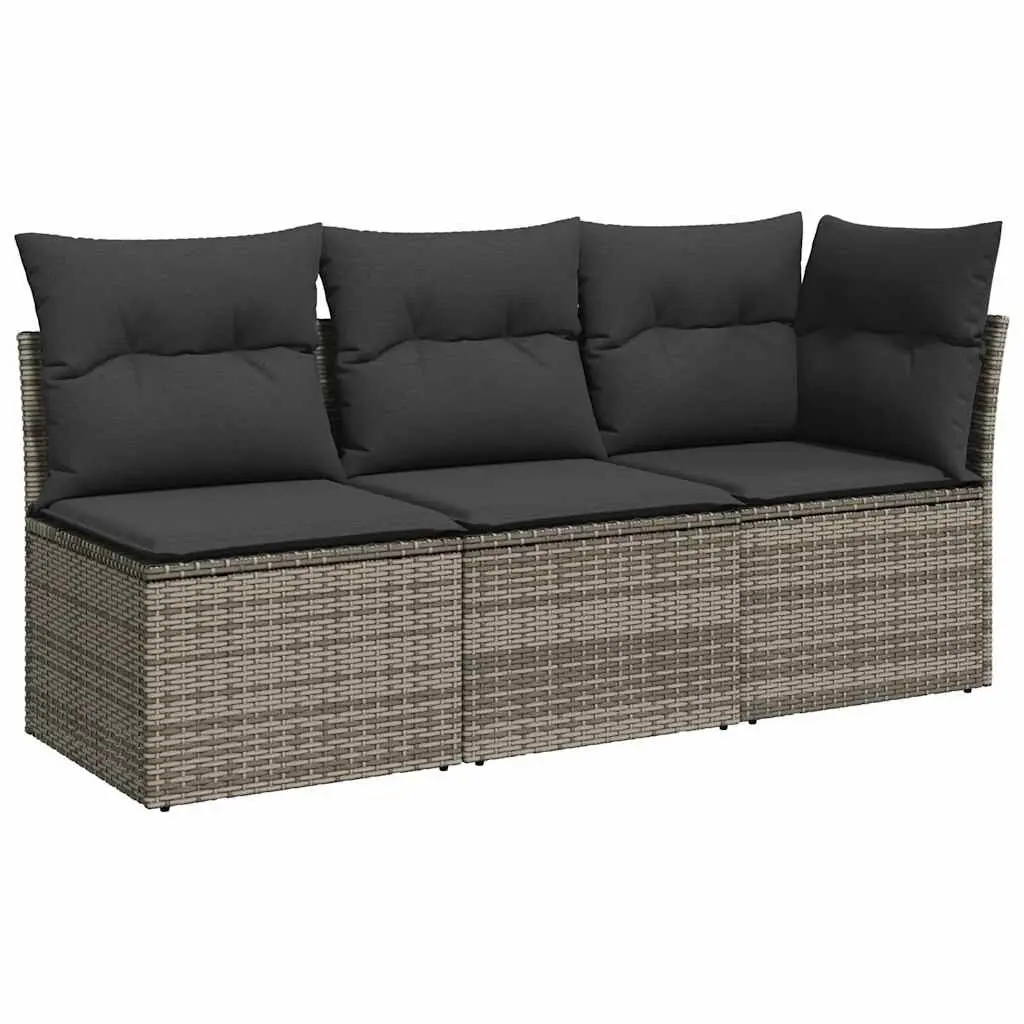 Grey 3-Seater Sofa