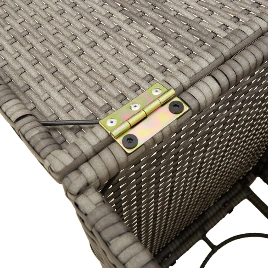 Propane Tank Cover Table Grey Weather Resistant 40x40x60 cm Outdoor Furniture