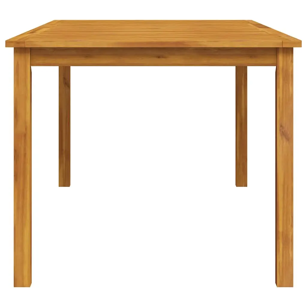Outdoor Dining Table Solid Acacia Wood Brown 180x90x75cm