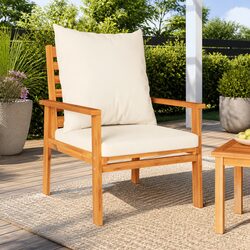 Friendly Outdoor Seating: 2 Chair Set with Cushions