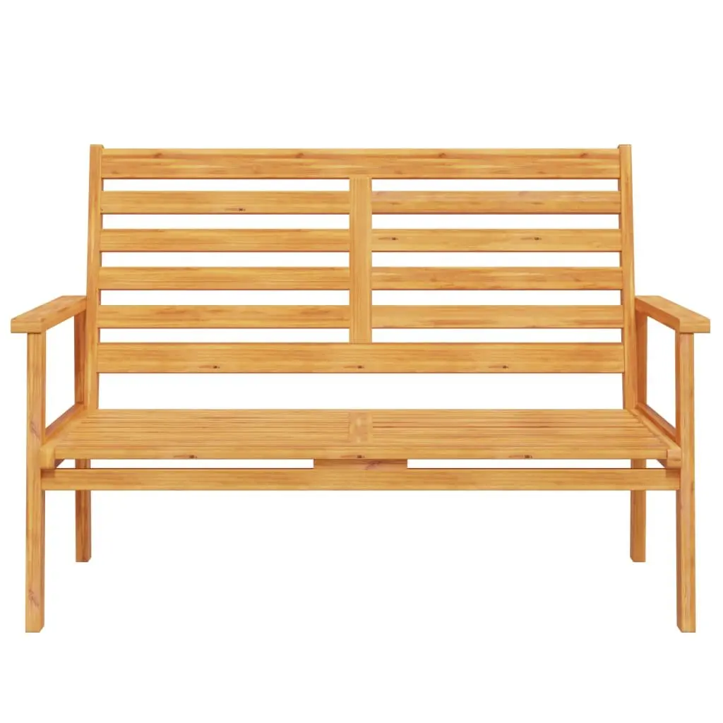 Garden Sofa Bench 120cm Outdoor Seating Wooden Patio Lounge Chair Armrest
