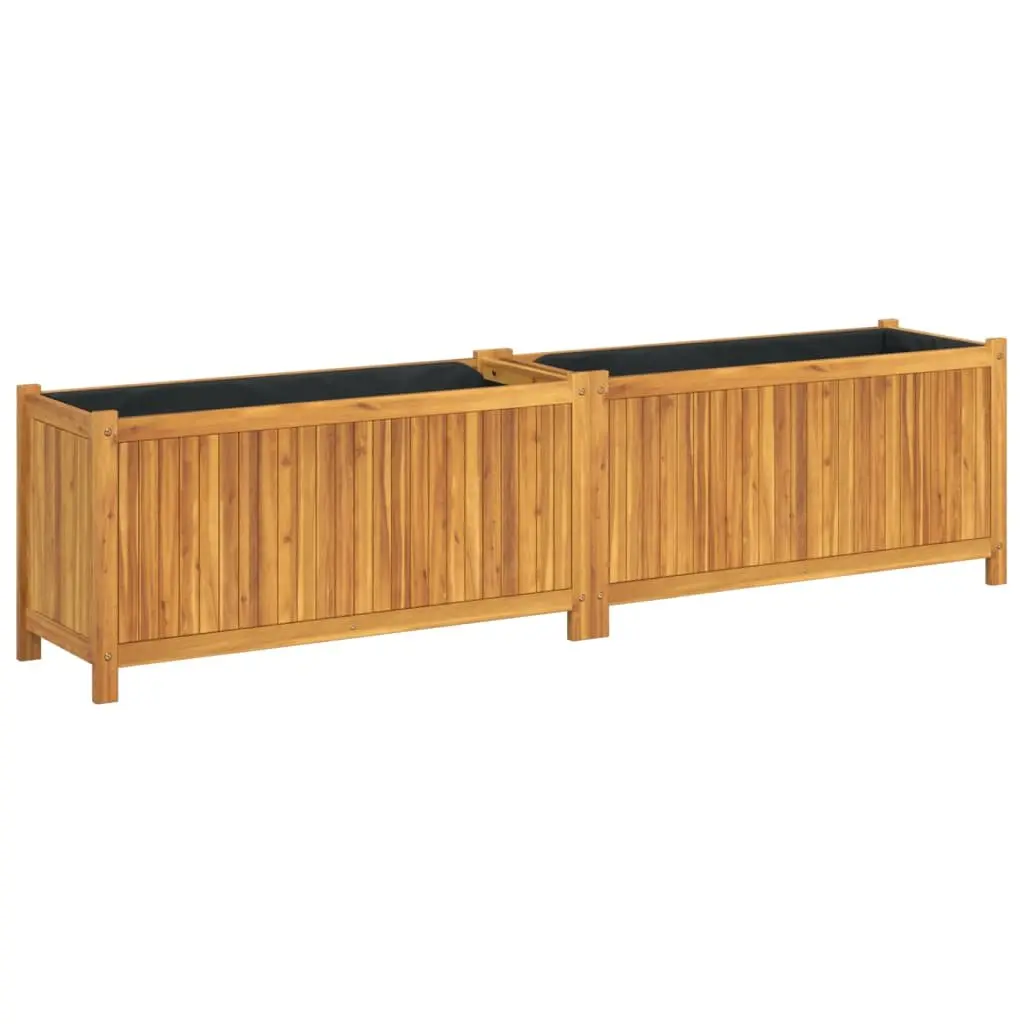 Garden Planter Box in Acacia Wood