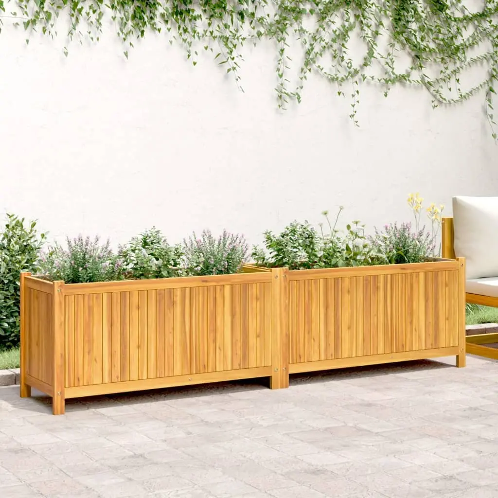 Garden Planter Box in Acacia Wood
