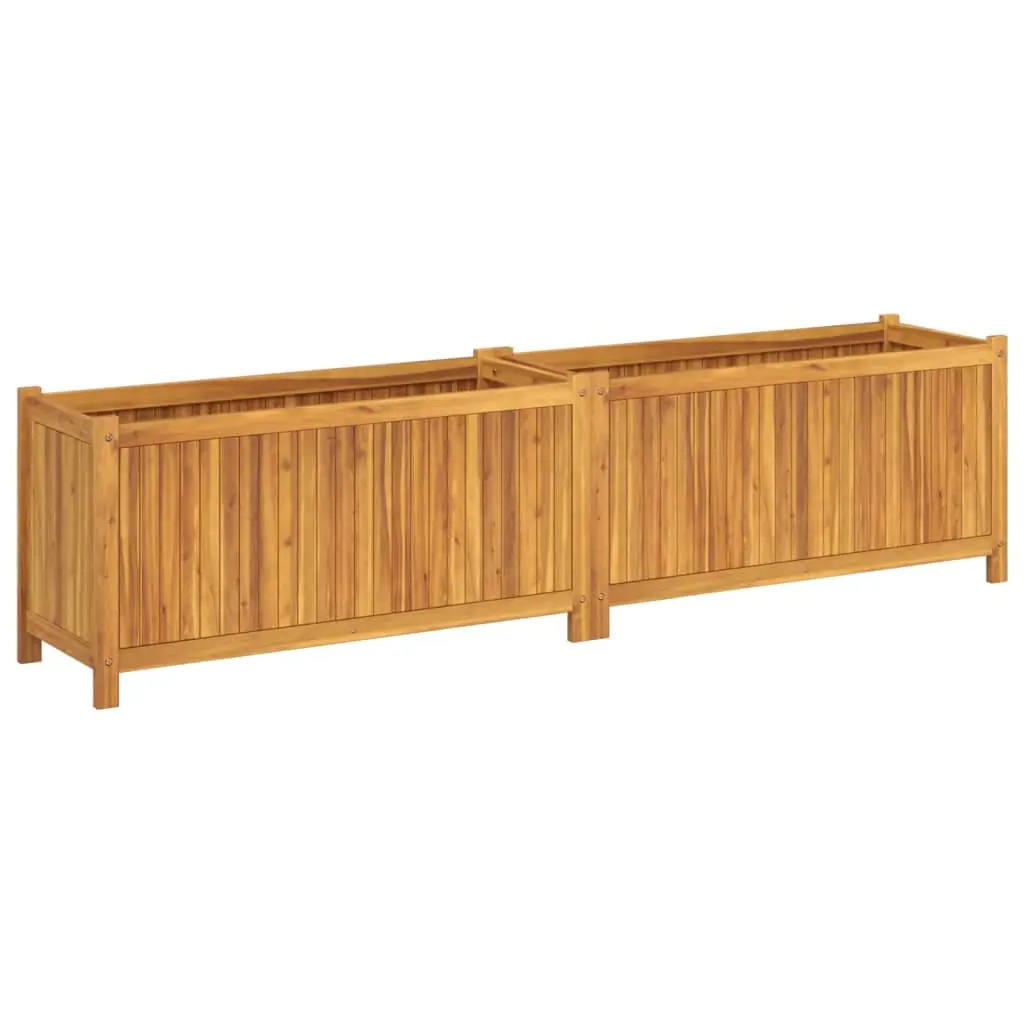 Garden Planter Box in Acacia Wood