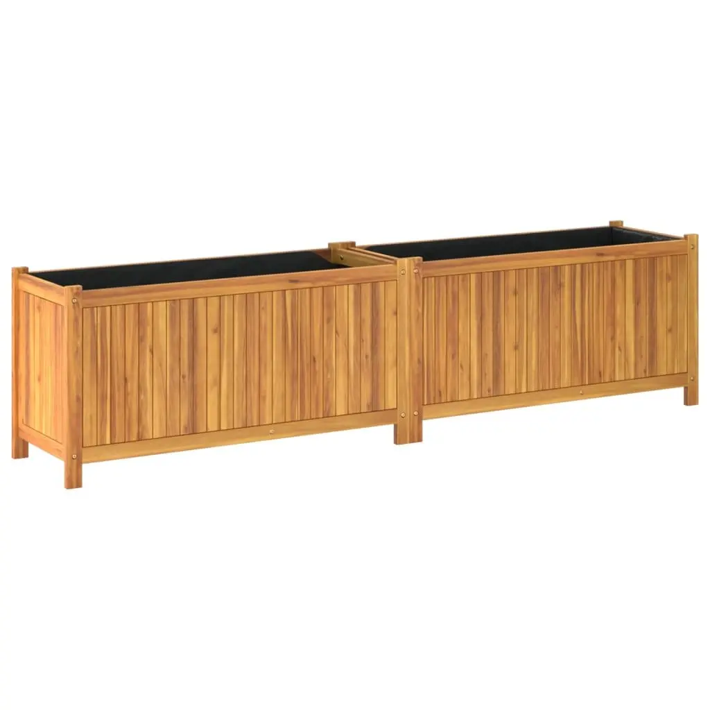 Garden Planter Box in Acacia Wood