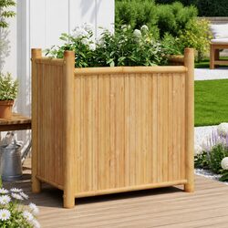 Discover a Friendly Bamboo Planter Box for Your Garden