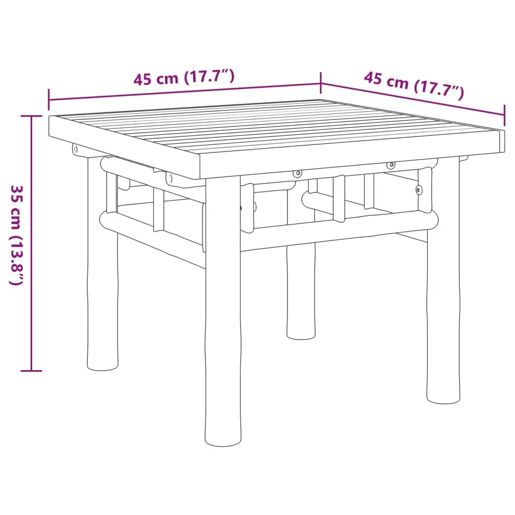 Bamboo Coffee Table for Relaxed Gatherings