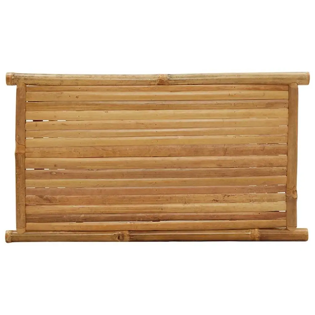 Coffee Table 70x40x35 cm Brown Bamboo Accent Side Table Storage Living Room