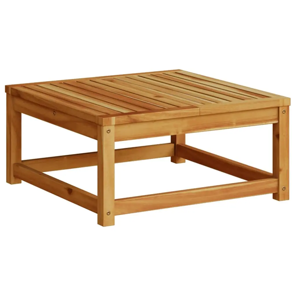 Outdoor Garden Table Solid Acacia Wood Brown 63x63x30cm