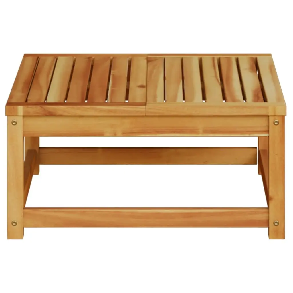 Outdoor Garden Table Solid Acacia Wood Brown 63x63x30cm