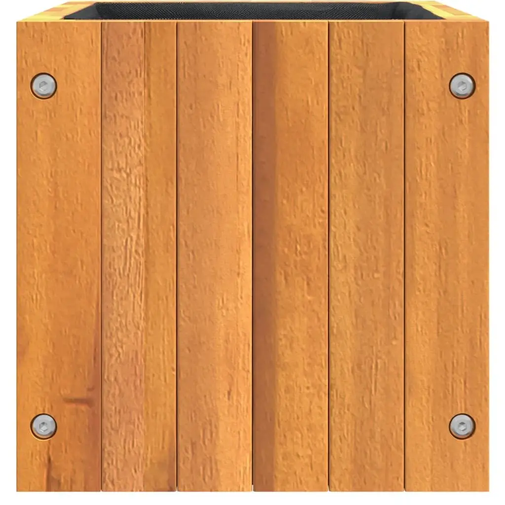 Garden Planter Box Solid Acacia Wood 25x25x25 cm
