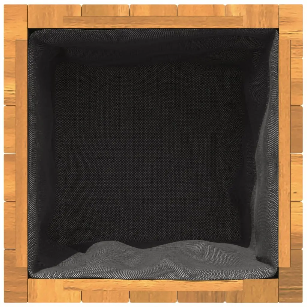 Garden Planter Box Solid Wood 35x35x35 cm Indoor Outdoor Decor