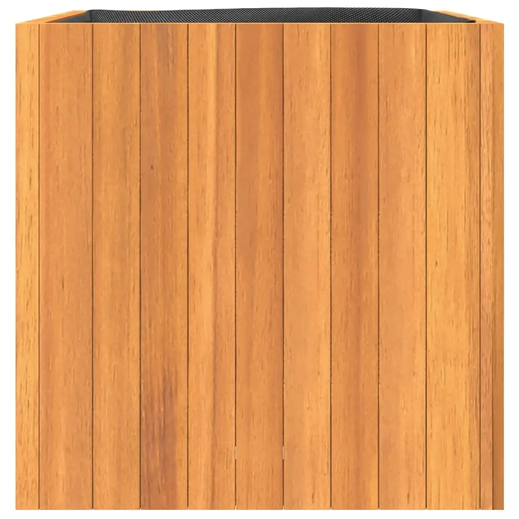 Garden Planter Box Solid Acacia Wood 45x45x45cm Brown