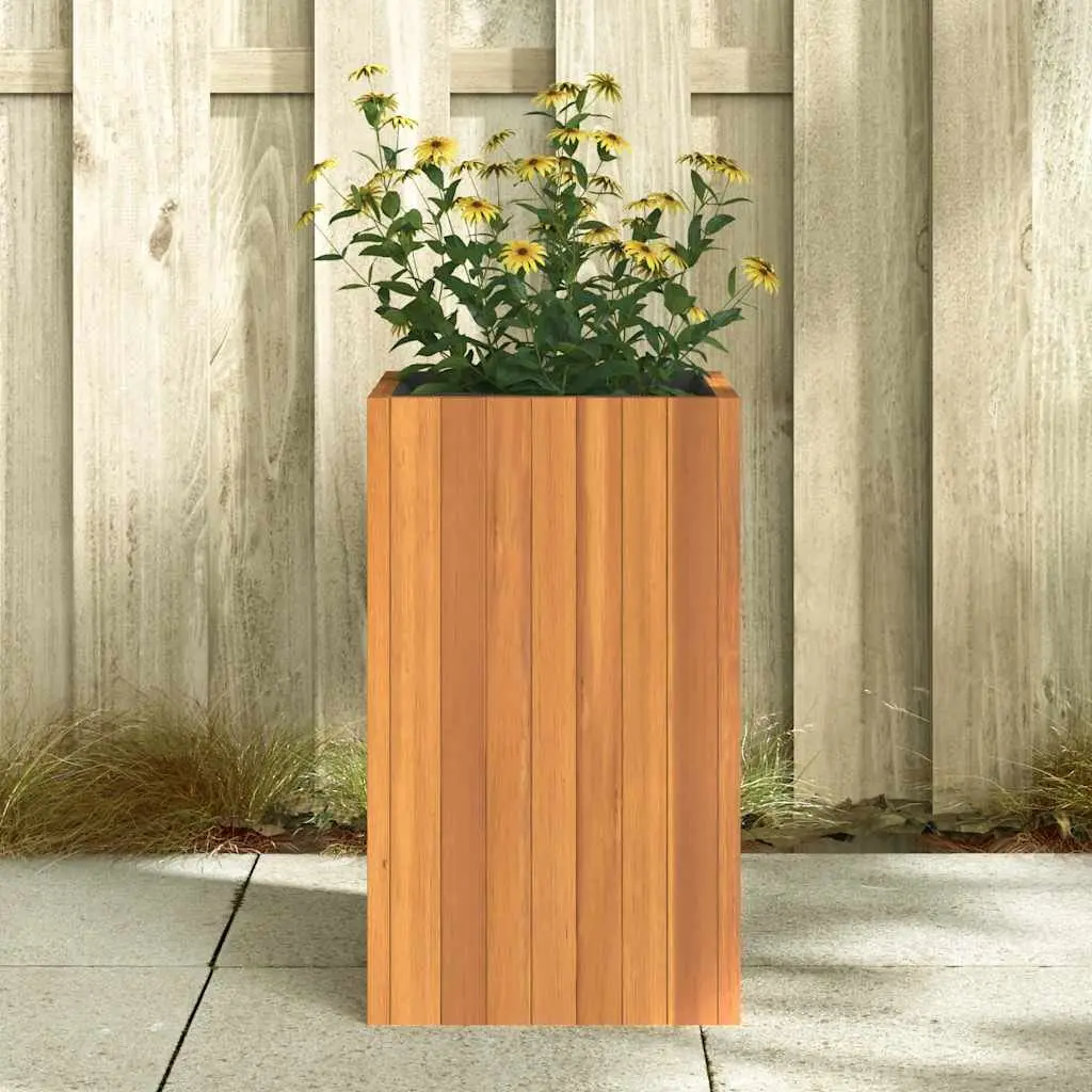 Wooden Garden Planter Box Solid Acacia 35x35x60 cm