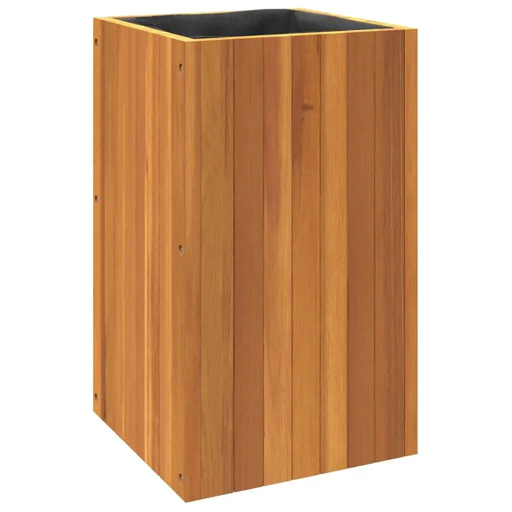 Wooden Garden Planter Box Solid Acacia 35x35x60 cm