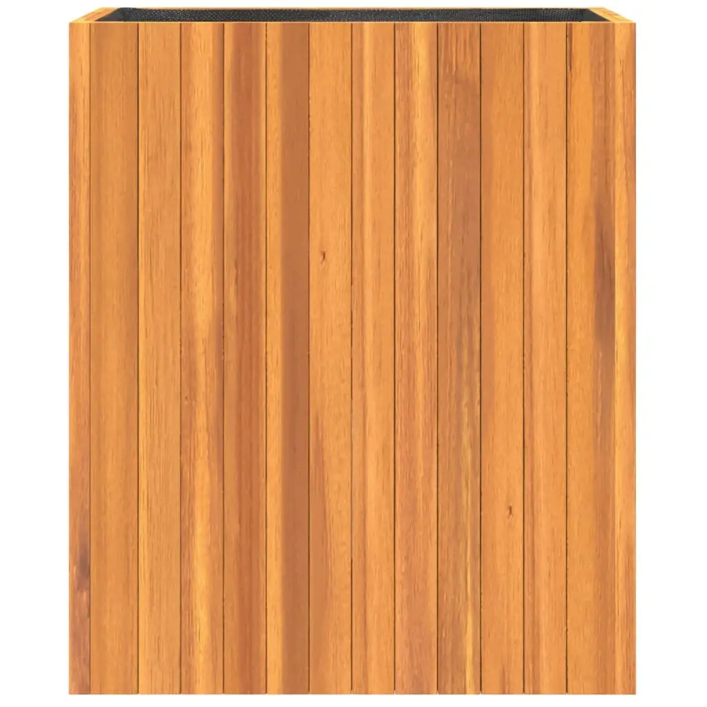 Garden Planter Box Solid Acacia Wood Brown 59 x 27.5 x 70 cm