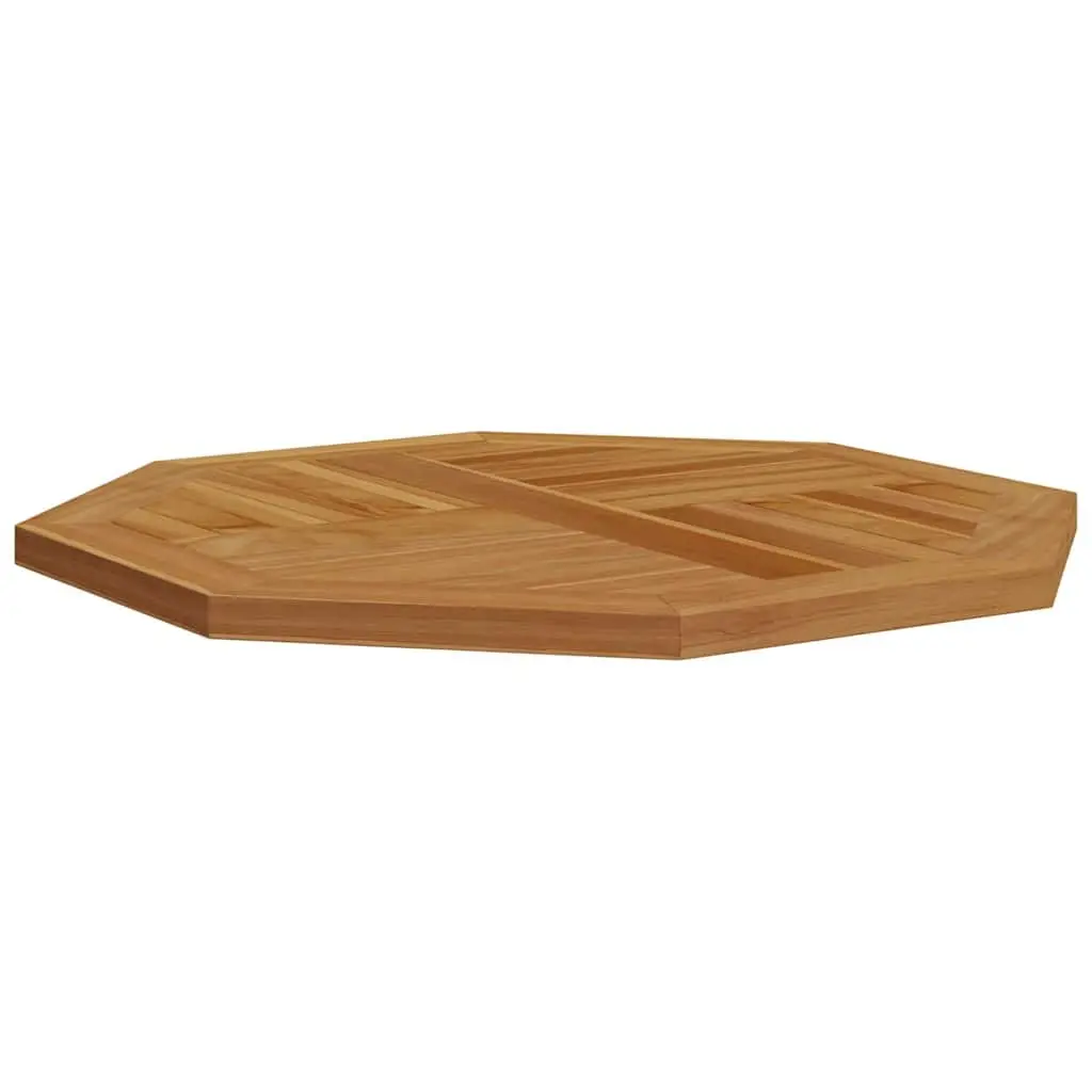 Octagonal Wooden Table Top 60x60cm Solid Teak Garden Dining Replacement Parasol