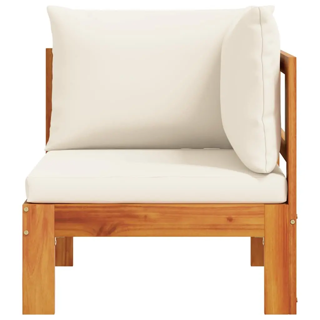 Garden Corner Sofa with Cushions Outdoor Sectional Lounge Patio Seating
