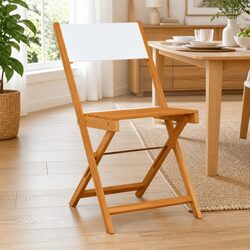 Friendly Bistro Chair Set - 2 pcs White Outdoor Seating