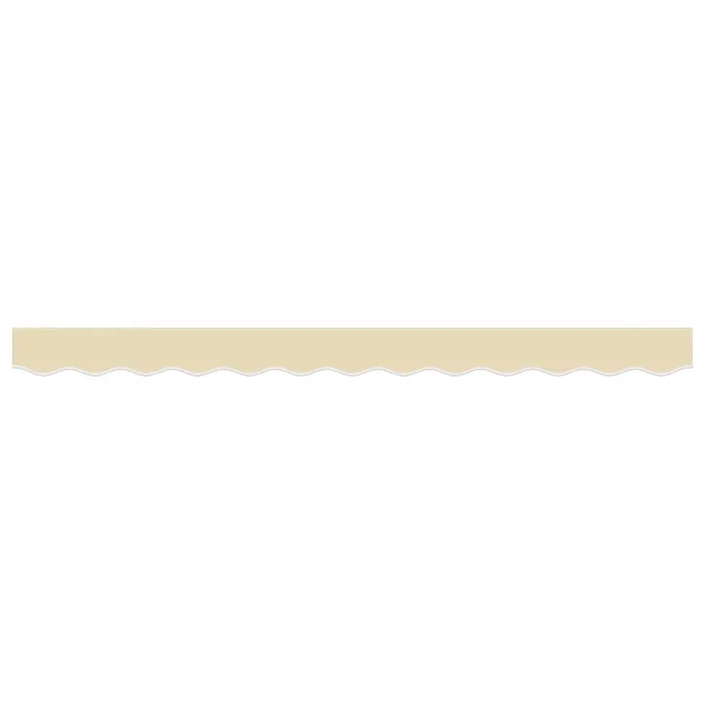Replacement Awning Valance Fabric Cream Stripe 3m Water UV Resistant Garden