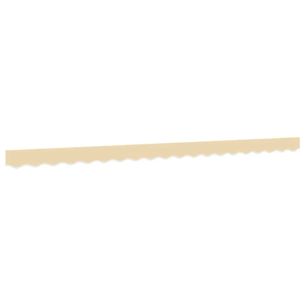 Garden Awning Valance Fabric Replacement Cream Stripe 4m UV Water Resistant