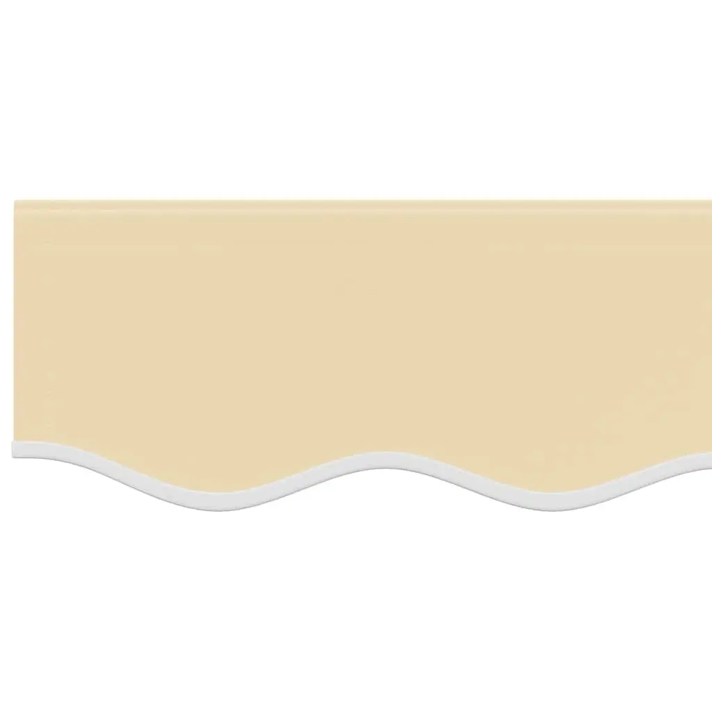 Replacement Awning Valance Fabric Cream Stripe 5m Water UV Resistant