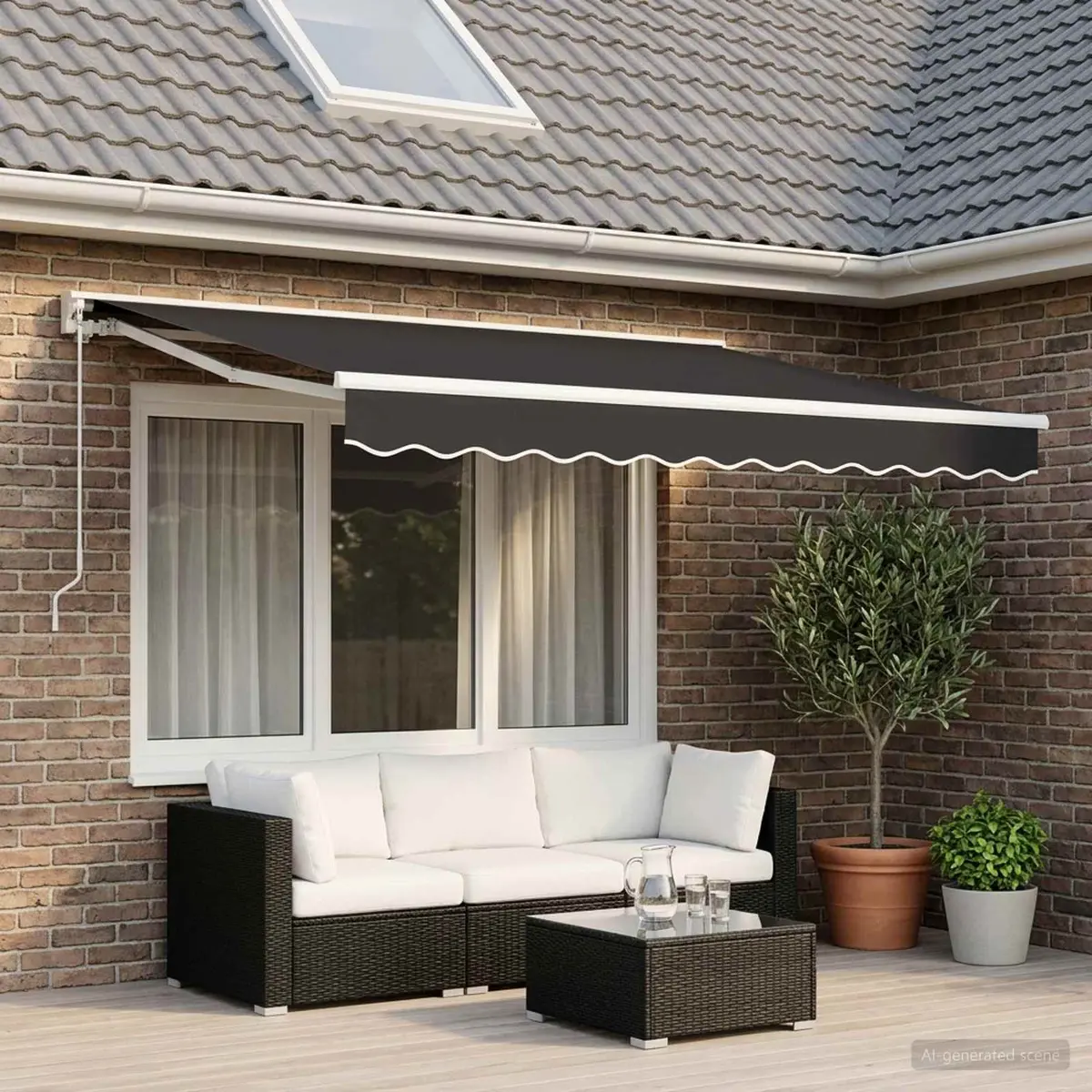 3.5m Awning Valance Fabric for Outdoor Use