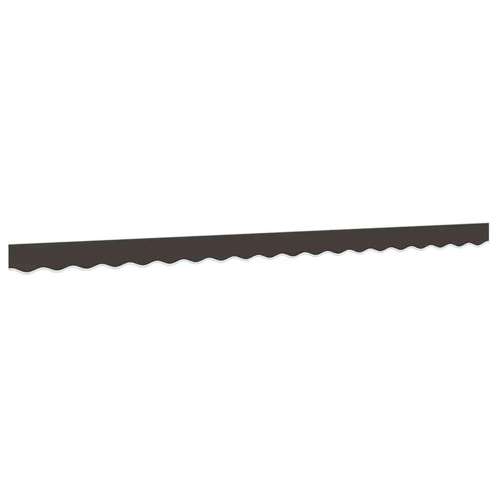 Replacement Awning Valance Fabric Water UV Resistant Anthracite Stripe 4m