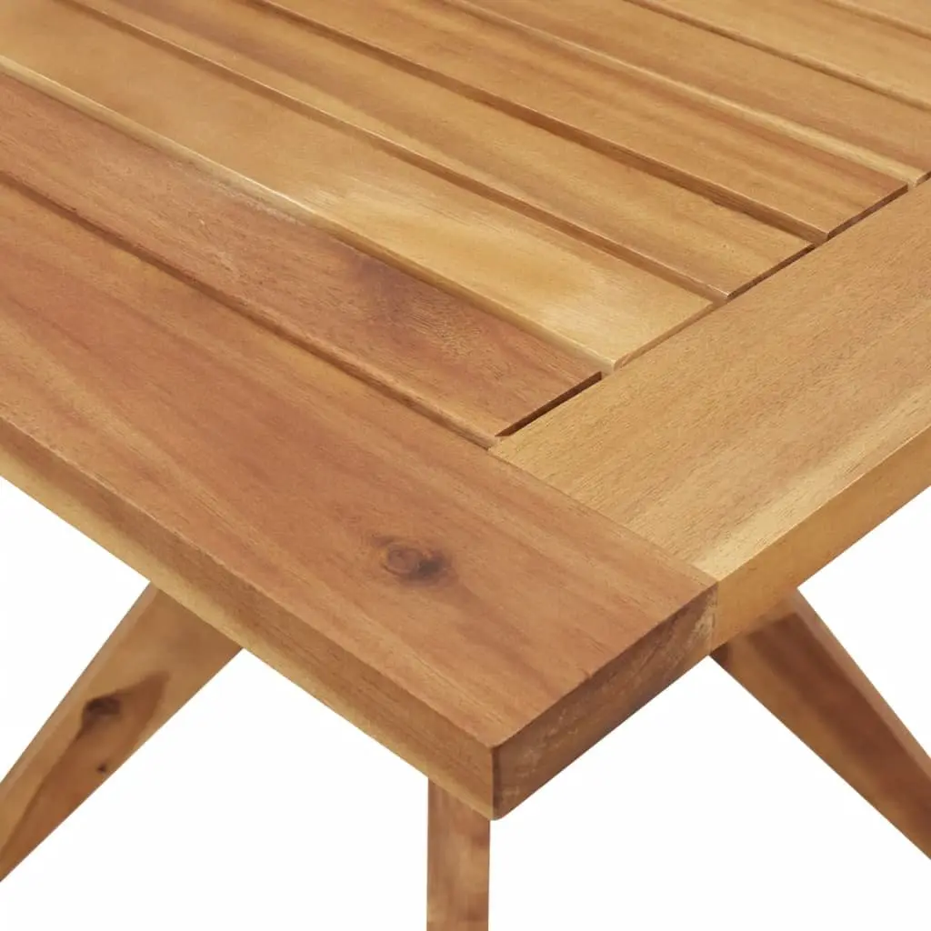 Solid Wood Garden Table for Gatherings