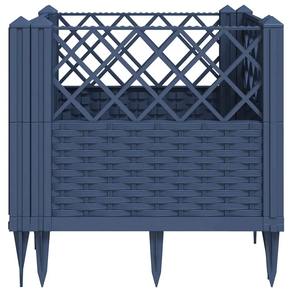 Grey Modular Garden Planter Box