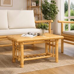 Your New Bamboo Coffee Table: 70x45x36 cm, Functional and Chic