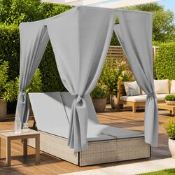 Double Sun Lounger with Roof: Your Ideal Outdoor Companion