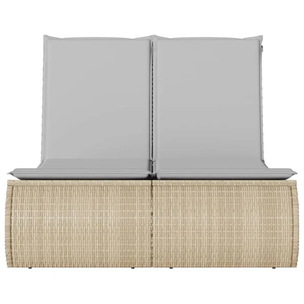 Double Sun Lounger for Outdoor Leisure