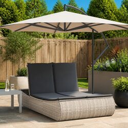 Enjoy Outdoor Time with This Double Sun Lounger