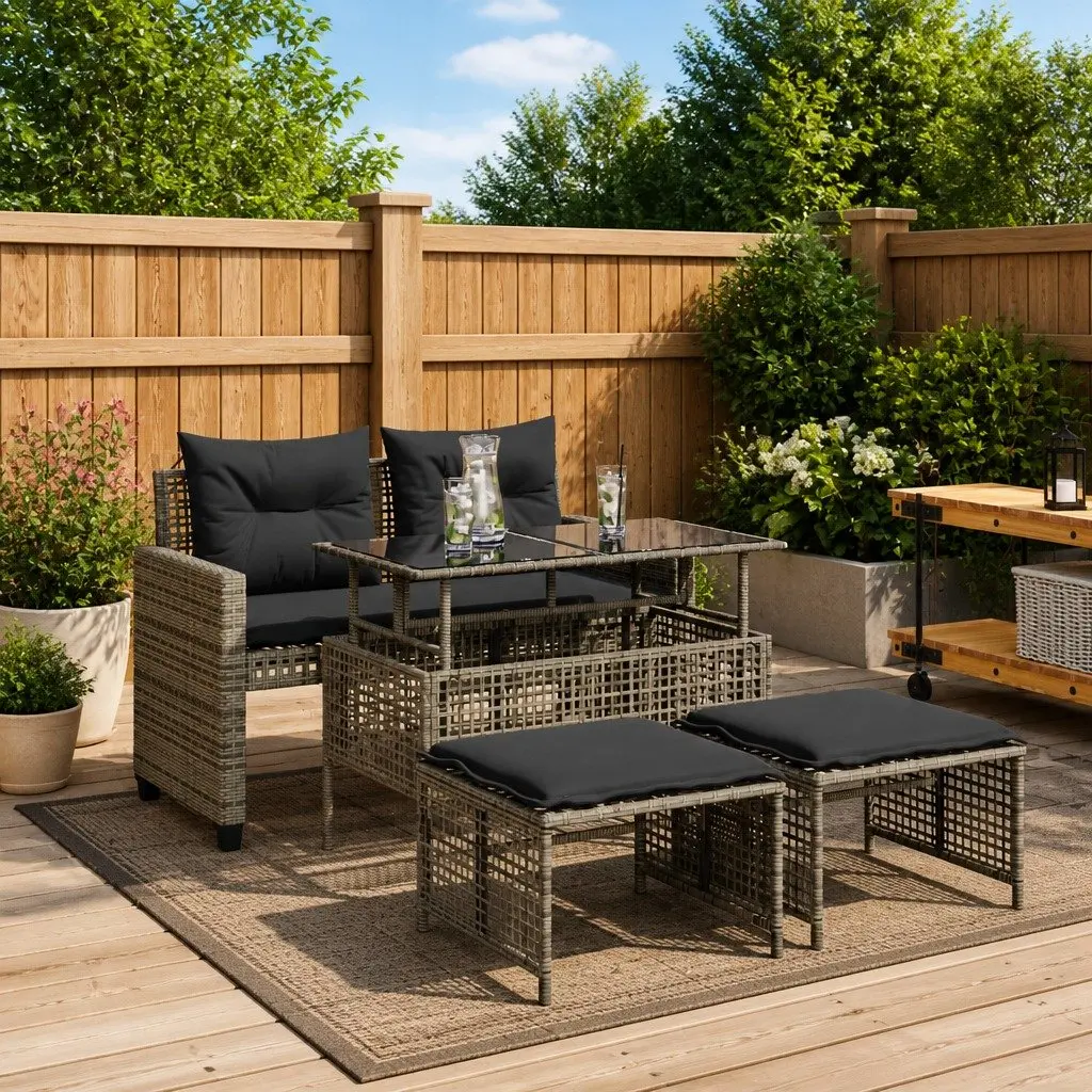 4-Piece Garden Sofa Set