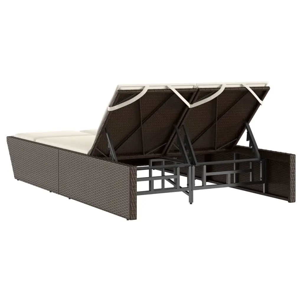 Double Sun Lounger with Cushions