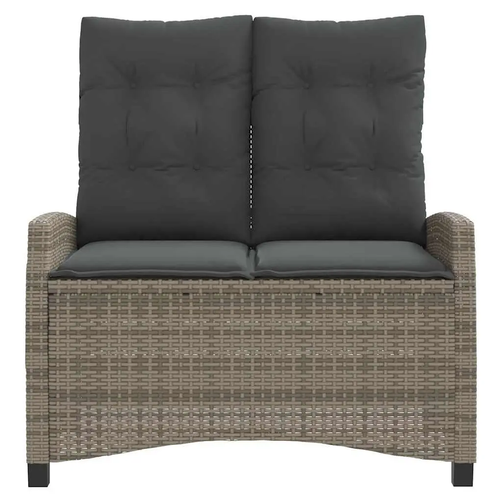 Reclining Garden Bench with Cushions