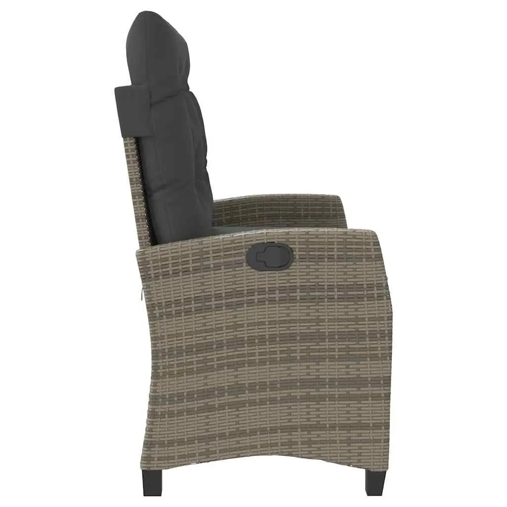 Reclining Garden Bench with Cushions