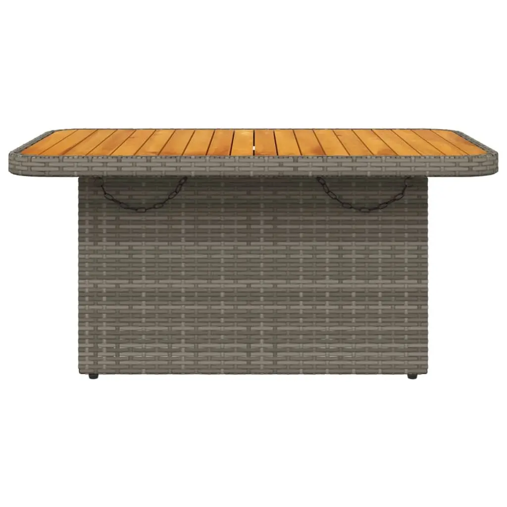 Grey Garden Table for Gatherings