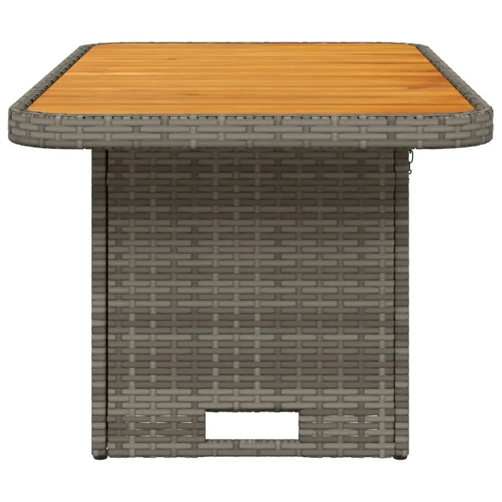 Grey Garden Table for Gatherings