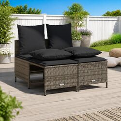 Create Comfort with a Grey 4 Piece Outdoor Sofa Set