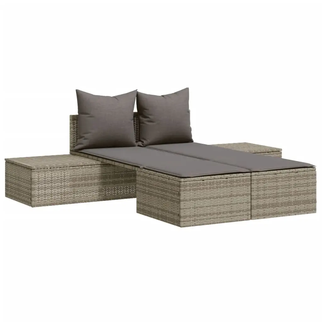 Double Sun Lounger for Outdoor Spaces