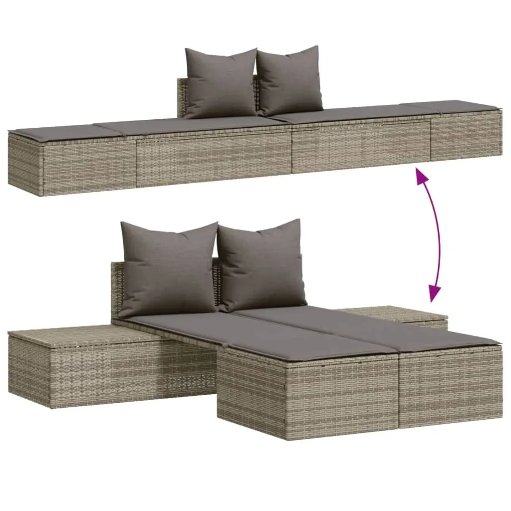 Double Sun Lounger for Outdoor Spaces